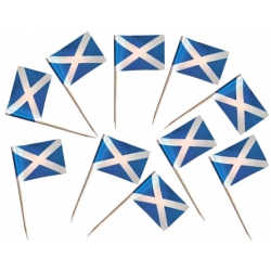 Szkocja flaga wykałaczki z flagą pikery